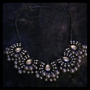 Faux Pearl statement necklace
