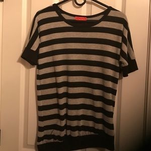 Gray and Black striped shirt