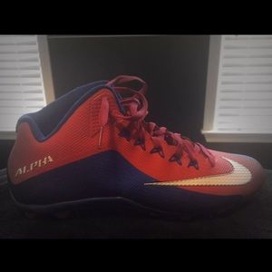 Nike alpha pro cleats "Buffalo Bills"