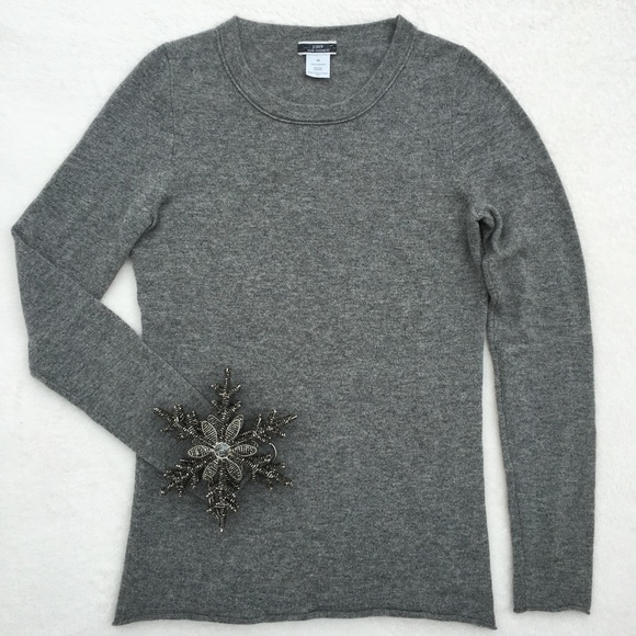 J. Crew Sweaters - {J. Crew} Italian Cashmere Long Sleeve T-Shirt