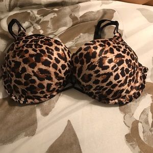 VS CHEETAH PRINT MIRACULOUS BRA