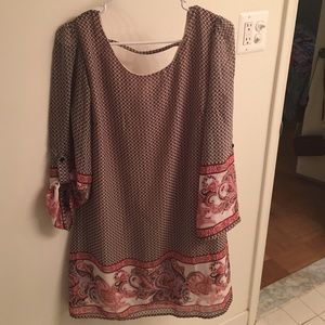 Pretty printed for dress, perfect for fall!