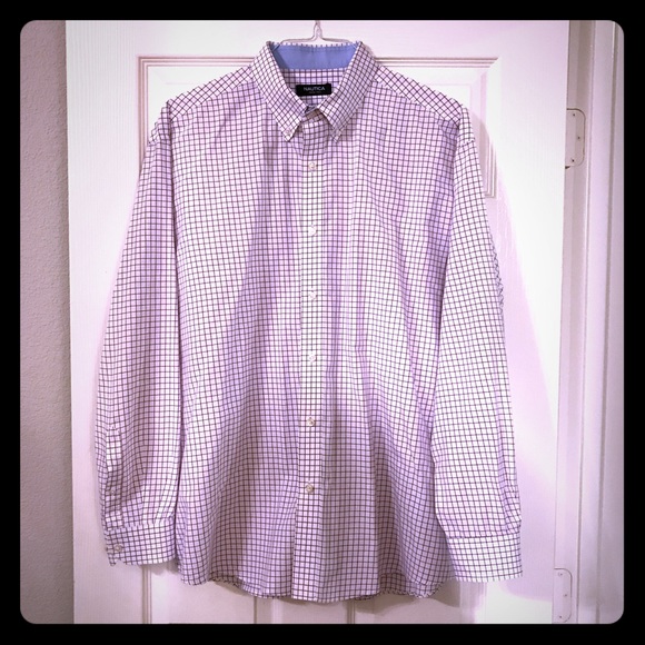 Men's Nautica dress shirt 17 1/2 34/35