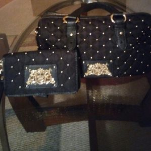 Authentic Juicy Couture handbag and wallet