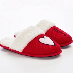 Victoria's Secret embroidered cozy slippers