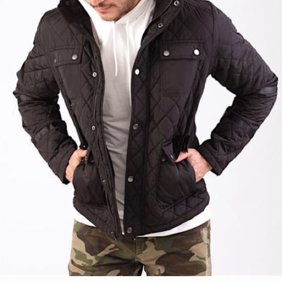 Black Quilted Jacket