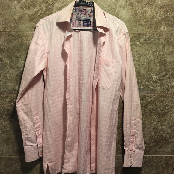 Men's pink Visconti dress shirt
