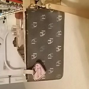 Dooney & Bourke small black wristlet