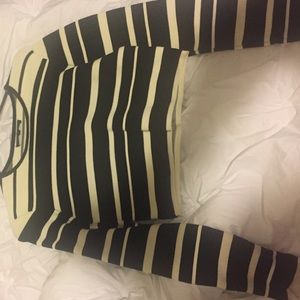 Striped crop top.