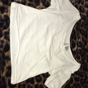 White crop top