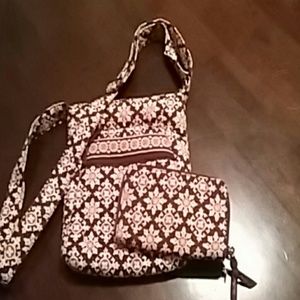 Vera Bradley pocketbook with matching wallet