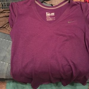 Purple Nike dry fit tshirt