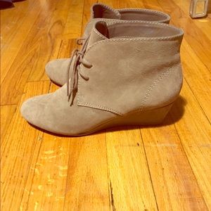 Nine West Wedge Booties