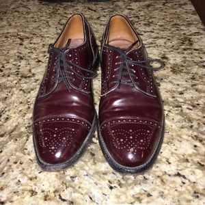 Allen Edmonds Sanford cap toe dress shoes