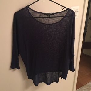 Forever 21 High-Low Navy sweater