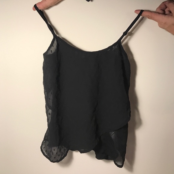 Flattering Black Tank Top - Picture 1 of 2