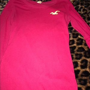 PINK HOLLISTER LONG SLEEVE