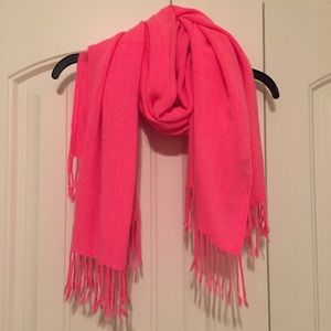 H&M Neon Fringe Scarf