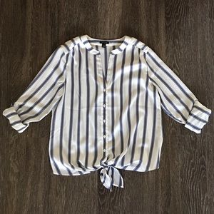 Ann Taylor Tie Waist Top