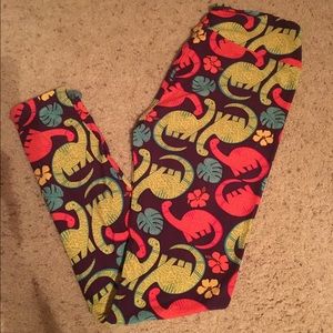 Lularoe dinosaur leggings *unicorn*