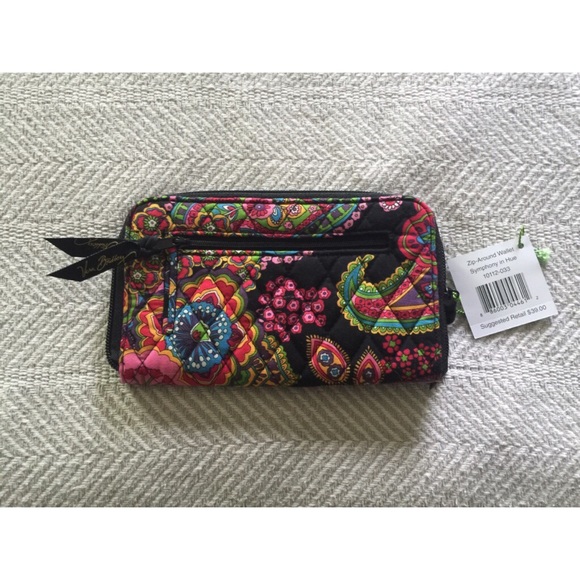 Vera Bradley Zip Around Wallet