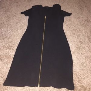 Black express zipper  dress!