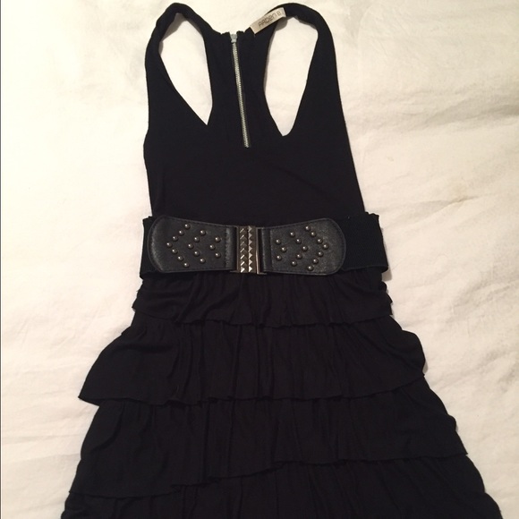 Black Arden B Dress with Belt