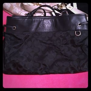 Black coach bag