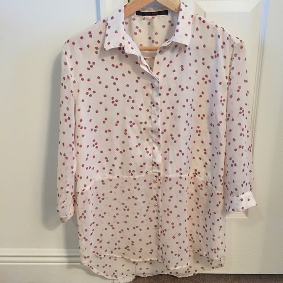 ZARA CHIFON BLOUSE SIZE "S"