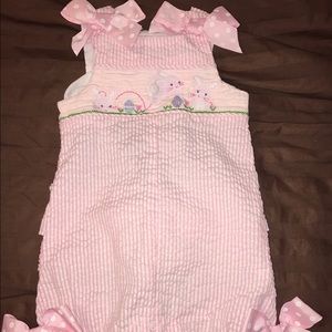 Baby girl Smocked Easter outfit