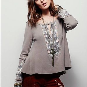 Free People X Marion Embroidered Thermal