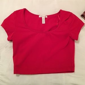 Red Crop Top