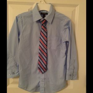 Boys Shirt & Tie Set