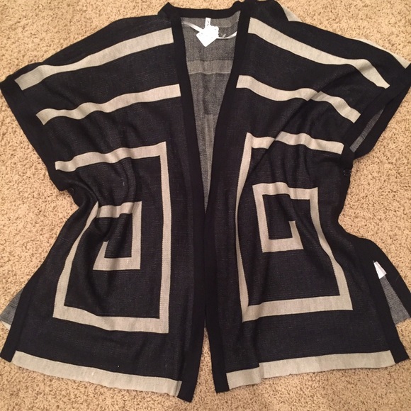 Open shrug cardigan