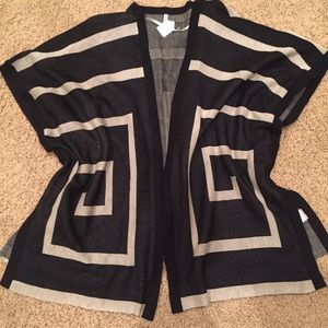 Open shrug cardigan