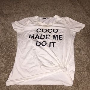 Coco made me do it T-shirt!!