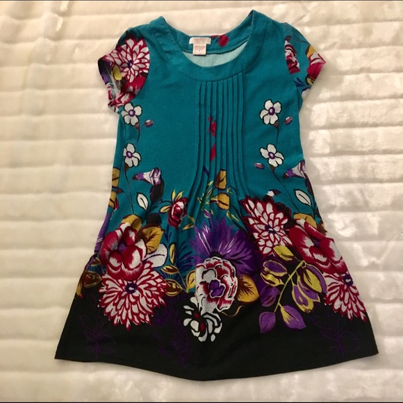 Funky People Dresses & Skirts - Floral Sweater Dress