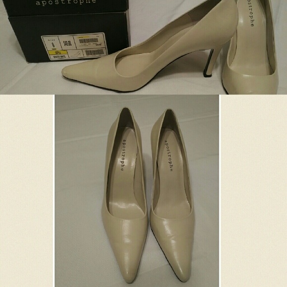 Winter white pumps