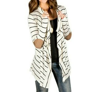 NWOT Long Striped Cardigan