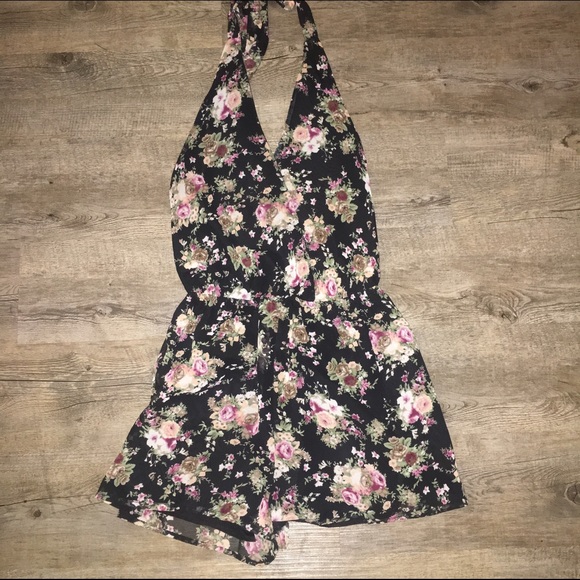 F21 floral romper