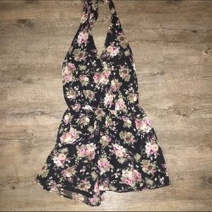 F21 floral romper