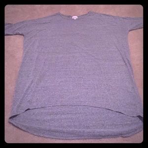 LuLaRoe Medium Heather Grey Irma-Rare!