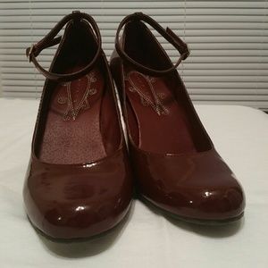 Mary Jane style wedge