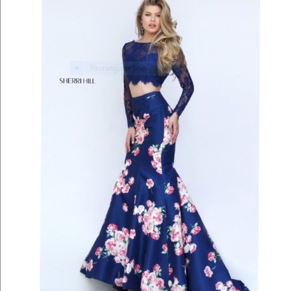 Sherri Hill Dresses & Skirts - Sherri Hill 2016 #50488 Navy  Prom Dress