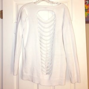 Express slit back sweater