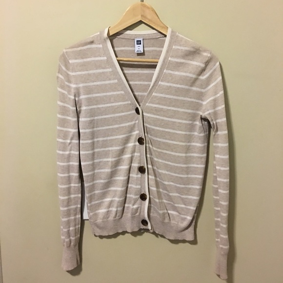 Gap Striped Cardigan