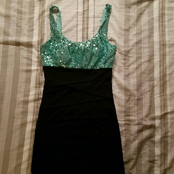 Turquoise Party Dress