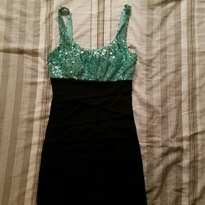 Turquoise Party Dress