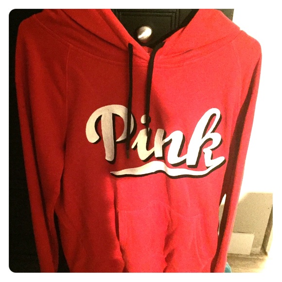 Red Victoria Secret Hoodie