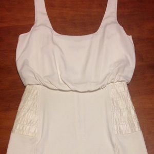 Gianni Bini Cocktail Dress Ivory Sz 4